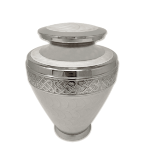 Brass funeral urn - Symbolic