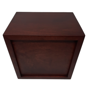 Wooden funeral urn - Gentle rest - Mahogany