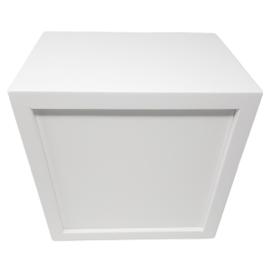 Wooden funeral urn - Gentle rest - White