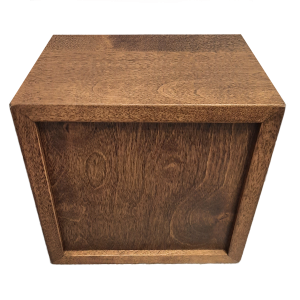 Urne funéraire en bois – Doux repos- Brun