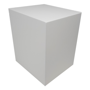 Wooden funeral urn - Origin - White