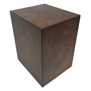 Urne funéraire en bois – Origine - Brun