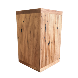 Urne funéraire en bois - Contemporain - Noyer piqué