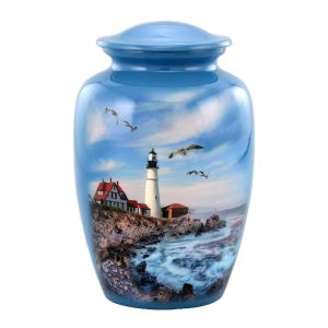 Urne funéraire en aluminium – Phare