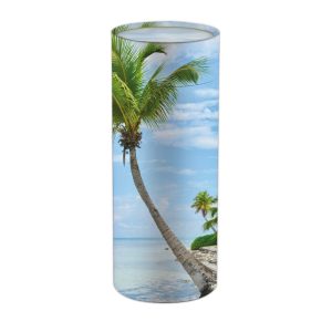 Urne funéraire écologique - Tube modèle 24 - Palmier