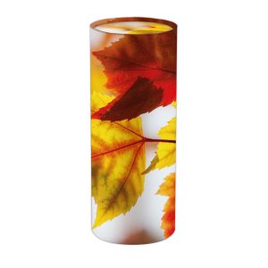 Urne funéraire écologique - Tube modèle 29 - Feuilles d'Automne