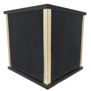 Urne funéraire double en granite noir - Sentinelle