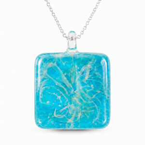 Pendentif funéraire - Cristal - Carré