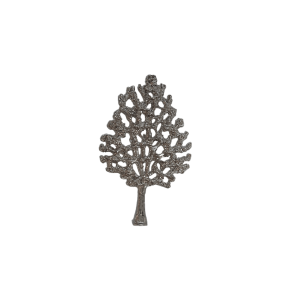 Appliqué en laiton - Arbre de vie - Argent