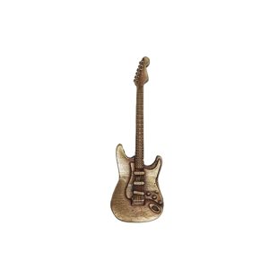 Appliqué en laiton - Guitare - Laiton antique