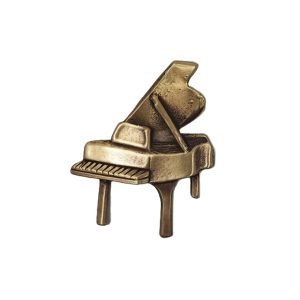 Brass appliqué – Piano – Antique brass